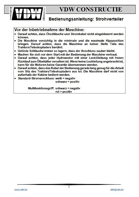 VDMJ Hersteller VDW Schmihing Bedding Master Profi Strohhäcksler:Der Bettenmacher für Tierwohl Frontladerstrohhäcksler Radladerhäcksler für Stroh Hofladerstrohhäcklser Einstreuhäcksler Gebläseinstreuhäcksler