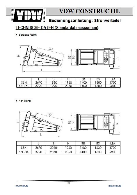 VDMJ Hersteller VDW Schmihing Bedding Master Profi Strohhäcksler:Der Bettenmacher für Tierwohl Frontladerstrohhäcksler Radladerhäcksler für Stroh Hofladerstrohhäcklser Einstreuhäcksler Gebläseinstreuhäcksler