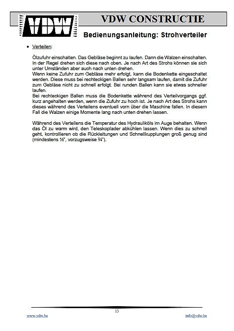 VDMJ Hersteller VDW Schmihing Bedding Master Profi Strohhäcksler:Der Bettenmacher für Tierwohl Frontladerstrohhäcksler Radladerhäcksler für Stroh Hofladerstrohhäcklser Einstreuhäcksler Gebläseinstreuhäcksler