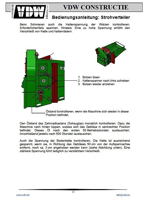 VDMJ Hersteller VDW Schmihing Bedding Master Profi Strohhäcksler:Der Bettenmacher für Tierwohl Frontladerstrohhäcksler Radladerhäcksler für Stroh Hofladerstrohhäcklser Einstreuhäcksler Gebläseinstreuhäcksler