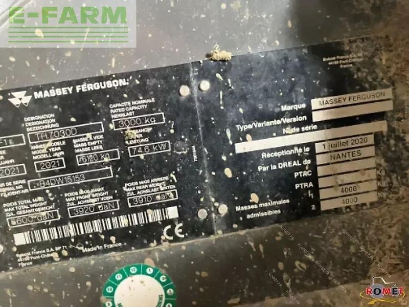 Massey Ferguson th7030 lp