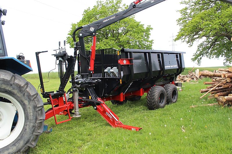 Farmi Rückewagen 12to-7,20m Kran - Astwanne Hardox