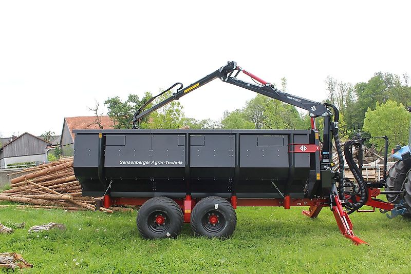 Farmi Rückewagen 12to-7,20m Kran - Astwanne Hardox