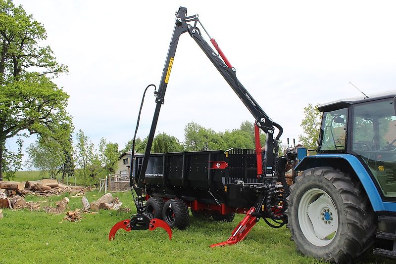 Farmi Rückewagen 12to-7,20m Kran - Astwanne Hardox