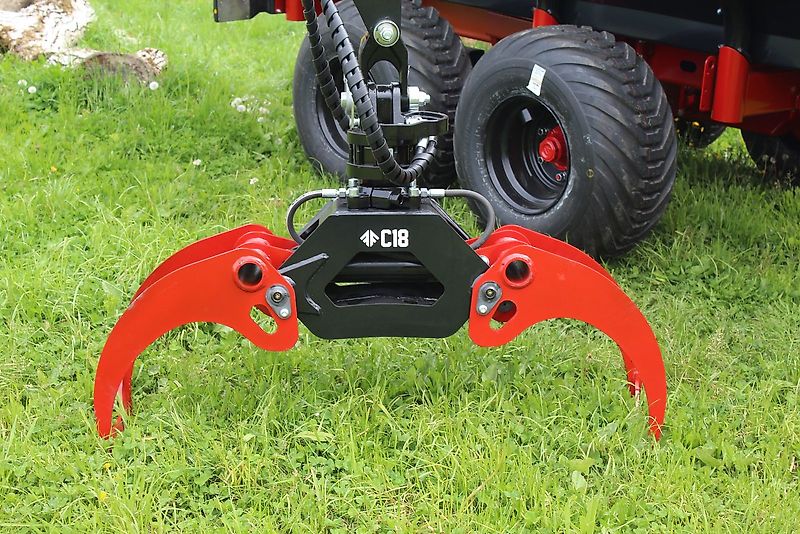 Farmi Rückewagen 12to-7,20m Kran - Astwanne Hardox