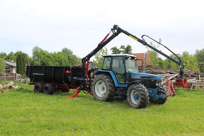 Farmi Rückewagen 12to-7,20m Kran - Astwanne Hardox