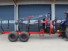 Farmi Rückewagen 12 to.-7,00m Kran