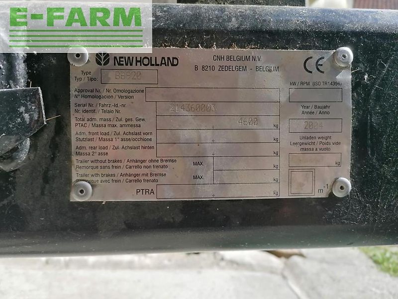 New Holland BB 920