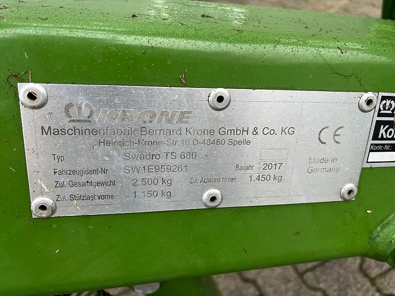 Krone Swadro TS 680