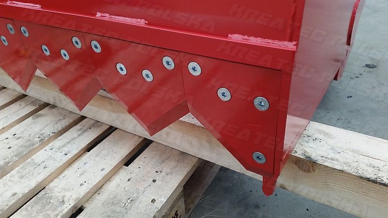 KREATEC Silageschneidzange / Silageschneider 1,8m mit 3 Zylindern,Zähne Hardox 500