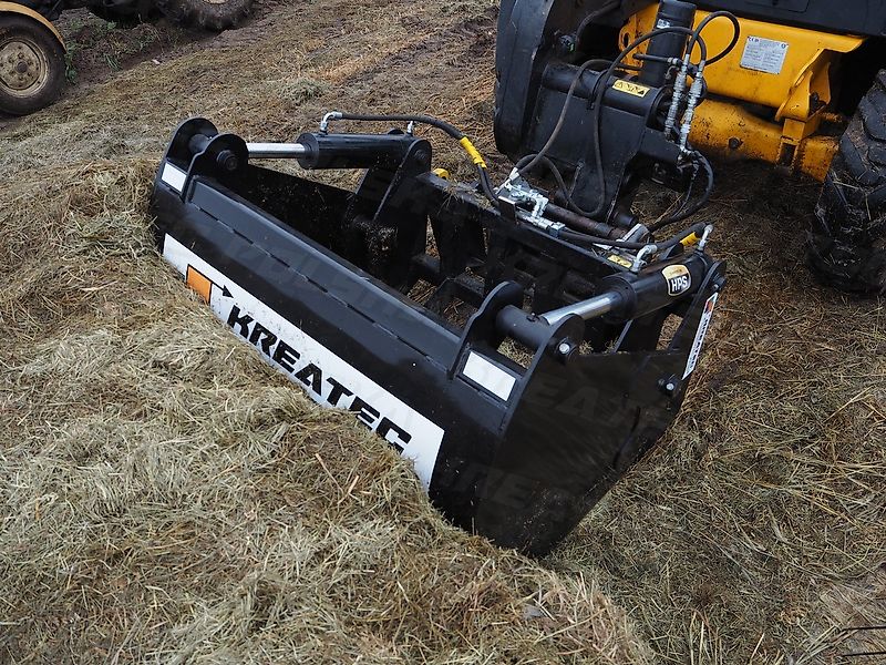 KREATEC Silageschneidzange / Silageschneider 1,8m mit 3 Zylindern,Zähne Hardox 500