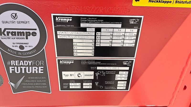 Krampe Big Body 650 Carrier