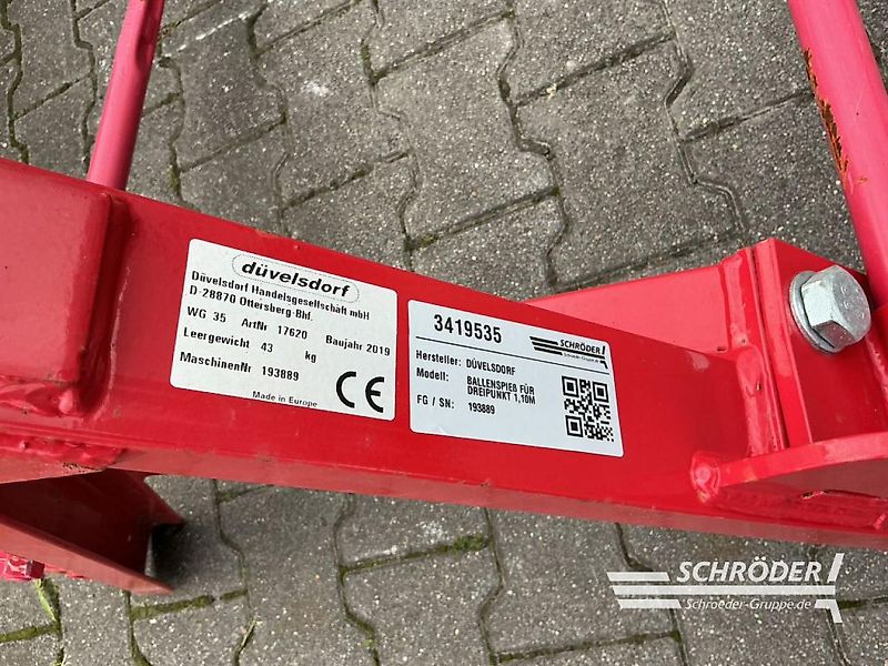 Düvelsdorf BALLENSPIEß FÜR DREIPUNKT 1,10M