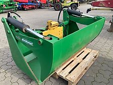 Düvelsdorf silageschneidschaufel mit Tanco Ballenhalter