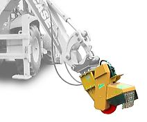 Baumstumpffräse, Stubbenfräse LASKI FZ-500 Hydro zum Baggeranbau mit hydraulischem Antrieb. Die Anbau - Wurzelfräse für den Profi!