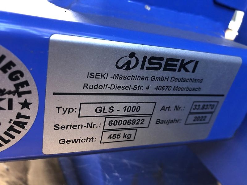 Iseki Iseki GLS 1000 für Iseki SF 3XX * Hochentleerung * UNBENUTZT