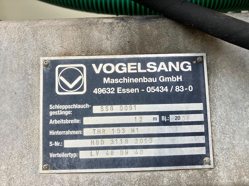 Eisele FW 240/160 mit Vogelsang 12m Schleppschlauch