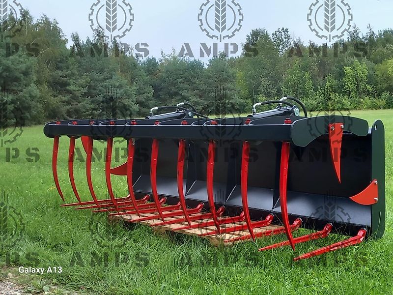 AMPS Krokodyl Ząb Kuty II-Siłownikowy/ WSZYSTKIE MOCOWANIA! Atlas, Manitou