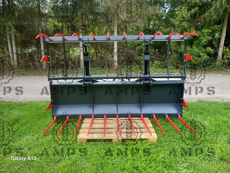 AMPS Krokodyl Ząb Kuty II-Siłownikowy/ WSZYSTKIE MOCOWANIA! Atlas, Manitou