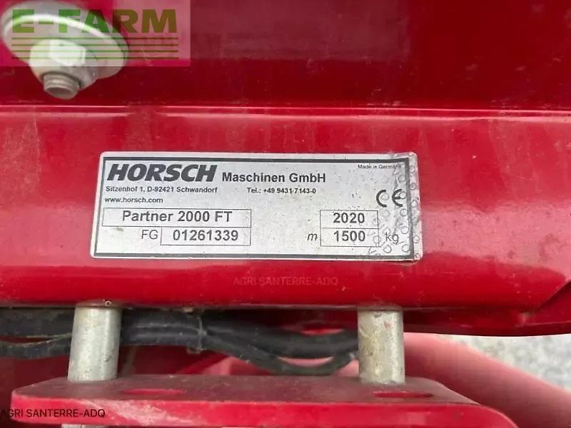 Horsch partner 2000 ft
