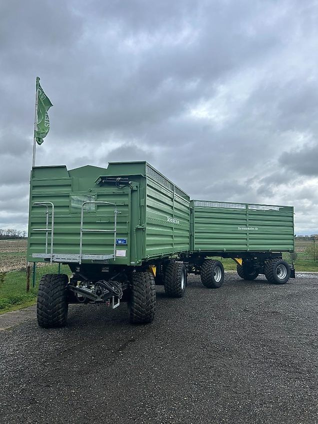 Sieversdorfer Landmaschinen SLMA Anhänger mit Allzweckaufbau 46m³
