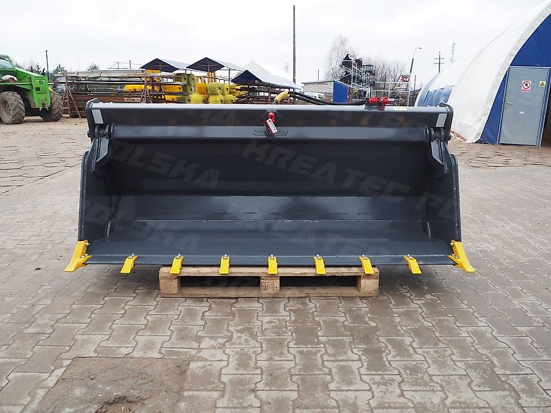 KREATEC Schaufel 4in1/Klappschaufel HEAVY für Teleskoplader, Lader mit Hardox 500