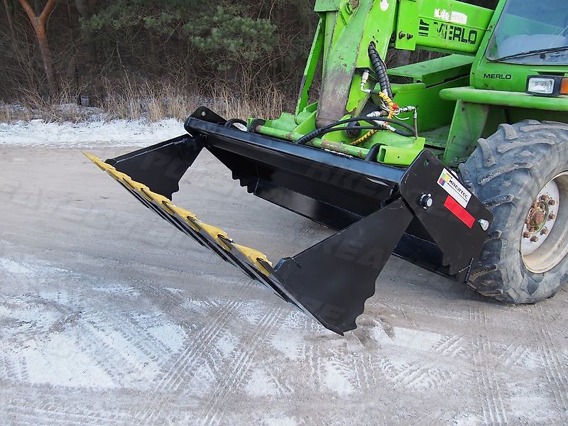 KREATEC Schaufel 4in1/Klappschaufel HEAVY für Teleskoplader, Lader mit Hardox 500