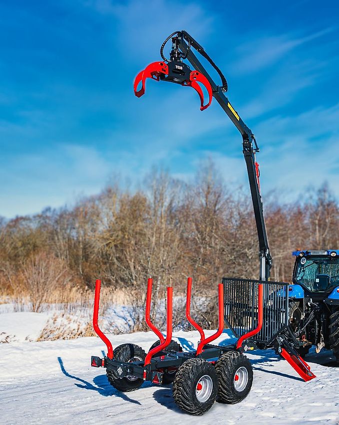 Farmi 14to.CR57 Kran-Black Bruin-Prehydraulik-Astwanne