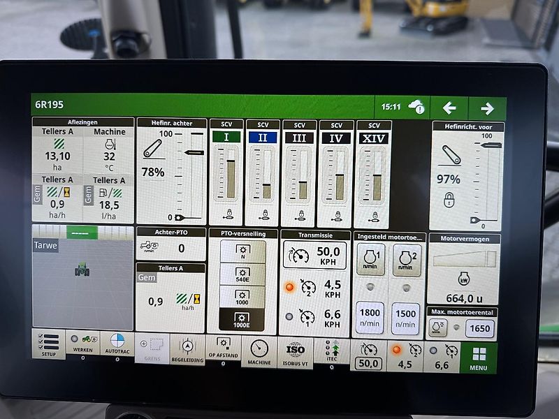 John Deere 6R195 AP 50KM COMMAND-PRO G5-PLUS 2024 665 UUR!!!